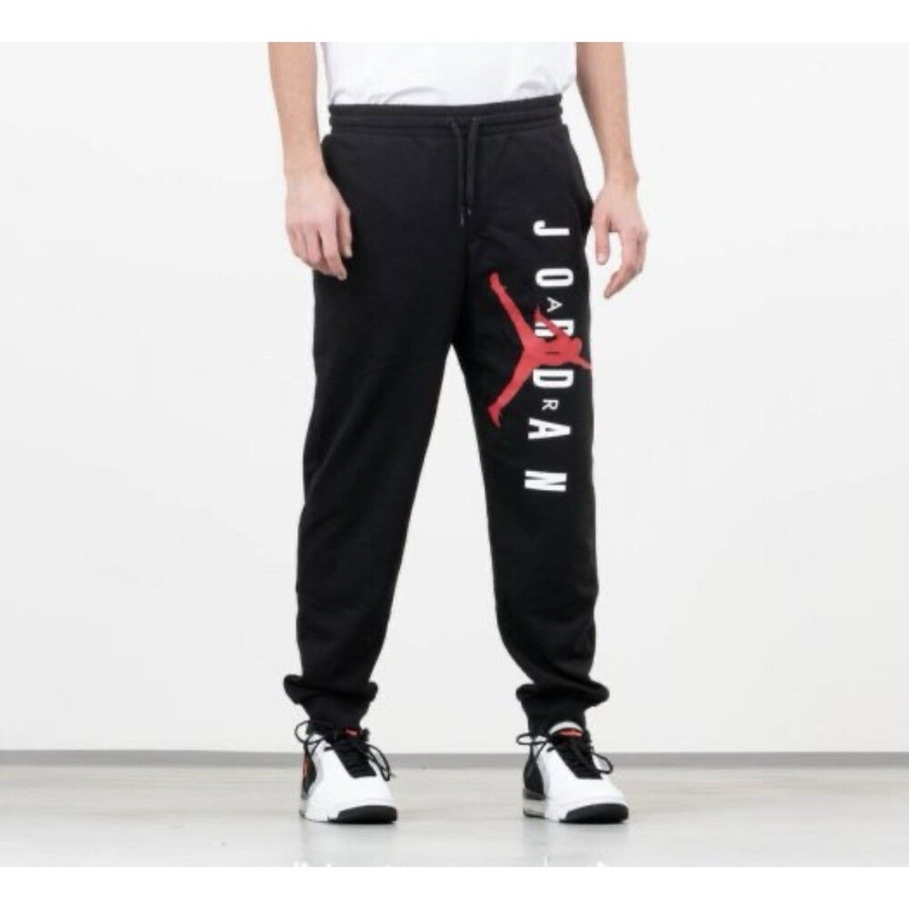 JordanAir Jordan Basketball Lacing Sports Long Pants Joggers Black Bred Men’s M
